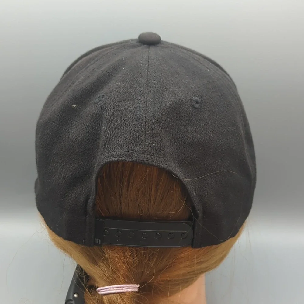 Travis Mathew Hat Cap WM Waste Management Phoenix Open Black Snapback Adjustable